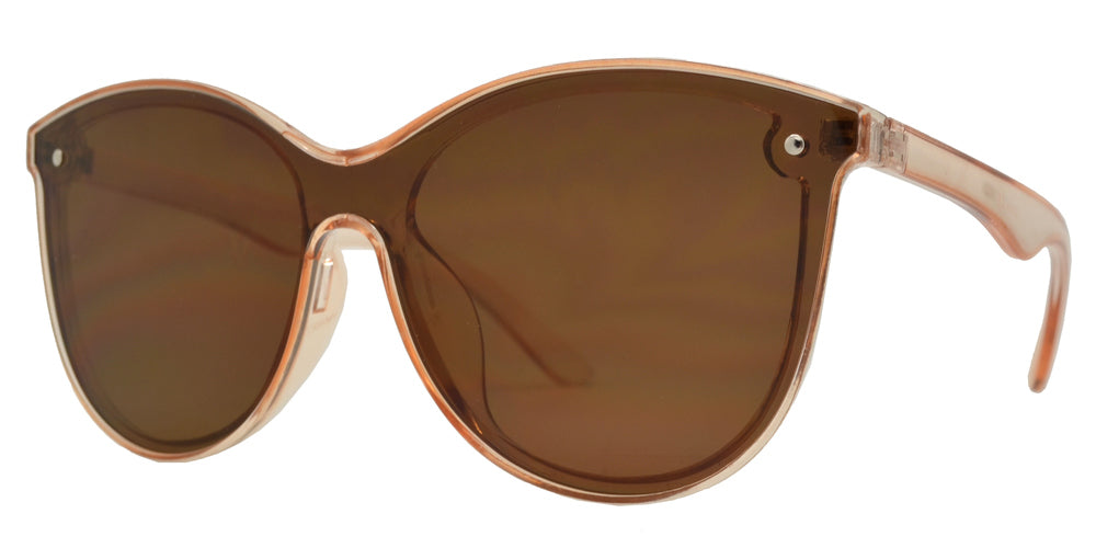 Wholesale - 7982 - Plastic Sunglasses with One Piece Flat Lens - Dynasol Eyewear