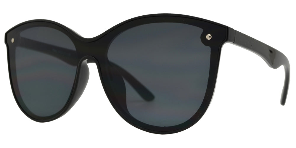 Wholesale - 7982 - Plastic Sunglasses with One Piece Flat Lens - Dynasol Eyewear