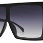 Wholesale - 7985 - One Piece Flat Lens Flat Top Sunglasses - Dynasol Eyewear