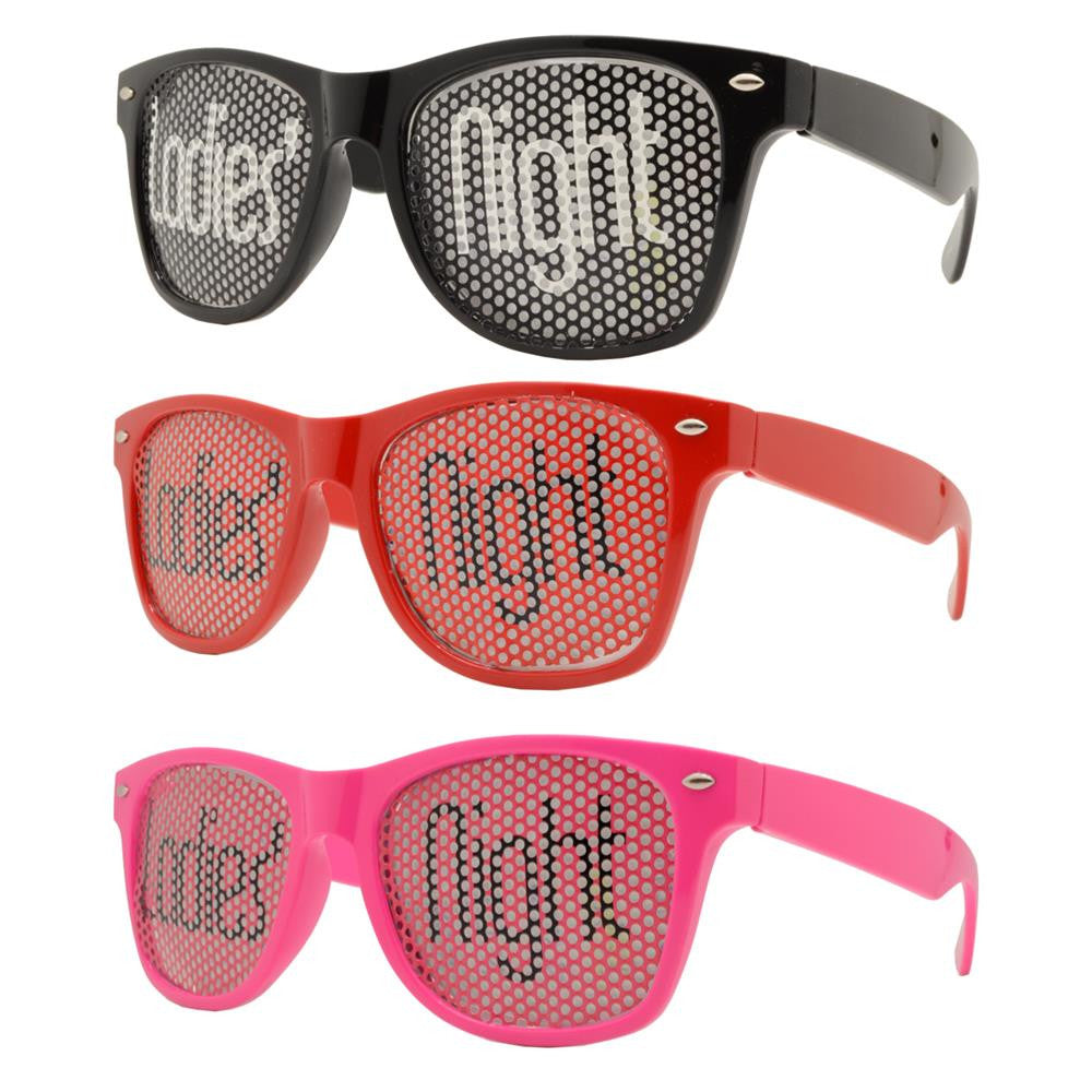 Wholesale - 8455 - Classic Horn Rimmed Novelty 'Ladies Night' Plastic Sunglasses - Dynasol Eyewear