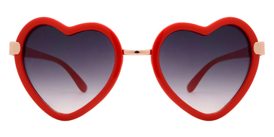 Wholesale - 8508 - Women's Plastic Heart Sunglasses - Dynasol Eyewear