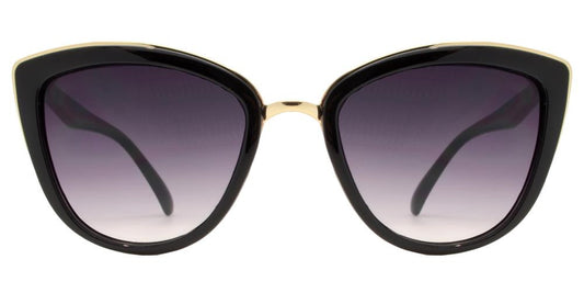 Wholesale - 8523 - Women's Plastic Cat Eye Sunglasses - Dynasol Eyewear