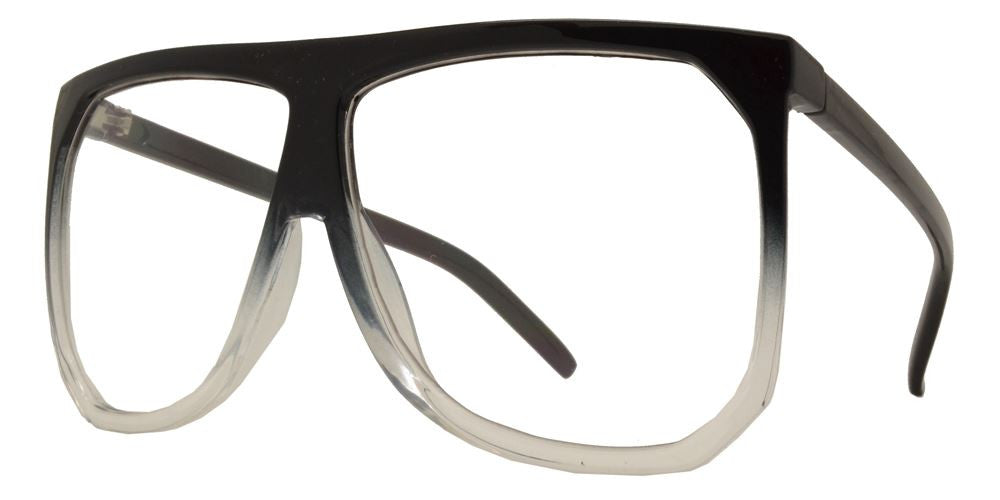 Wholesale - 8703 - Large Square Flat Top Plastic Sunglasses - Dynasol Eyewear