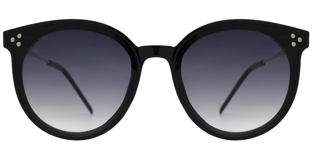 Wholesale - 8847 - Round Horn Rimmed Plastic Sunglasses - Dynasol Eyewear