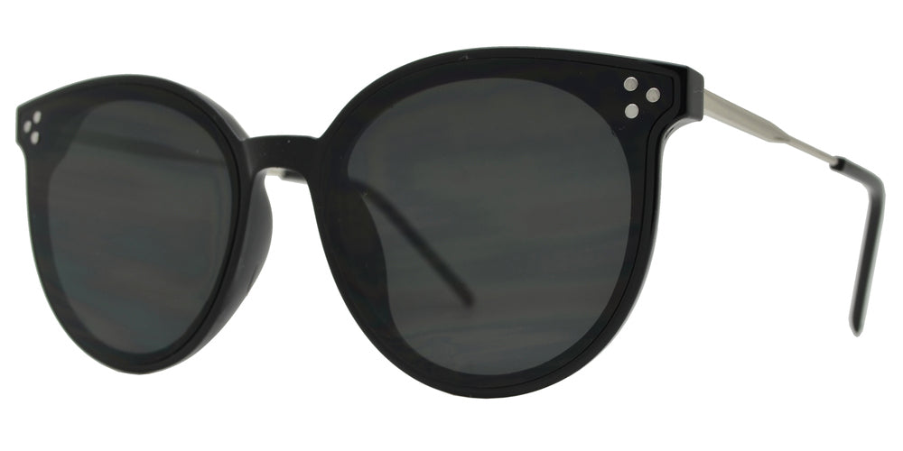Wholesale - 8847 - Round Horn Rimmed Plastic Sunglasses - Dynasol Eyewear