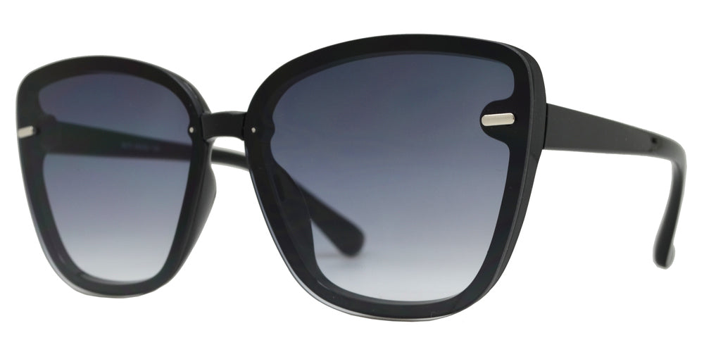 Wholesale - 8870 - Rimless Plastic Cat Eye Sunglasses - Dynasol Eyewear