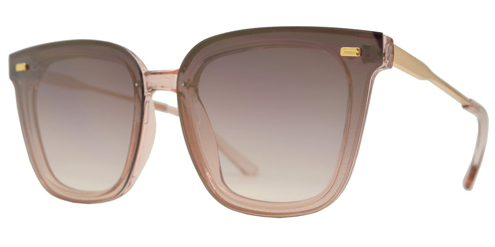 Wholesale - 8872 - Plastic Rimless Horn Rimmed Sunglasses - Dynasol Eyewear