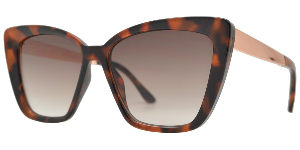 Wholesale - 8873 - Plastic Box Cat Eye Sunglasses - Dynasol Eyewear