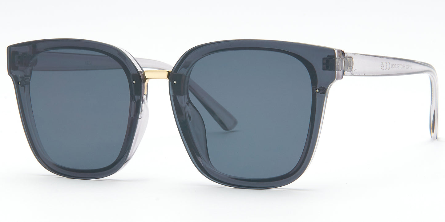 8956 - Fashion Plastic Rimless Sunglasses