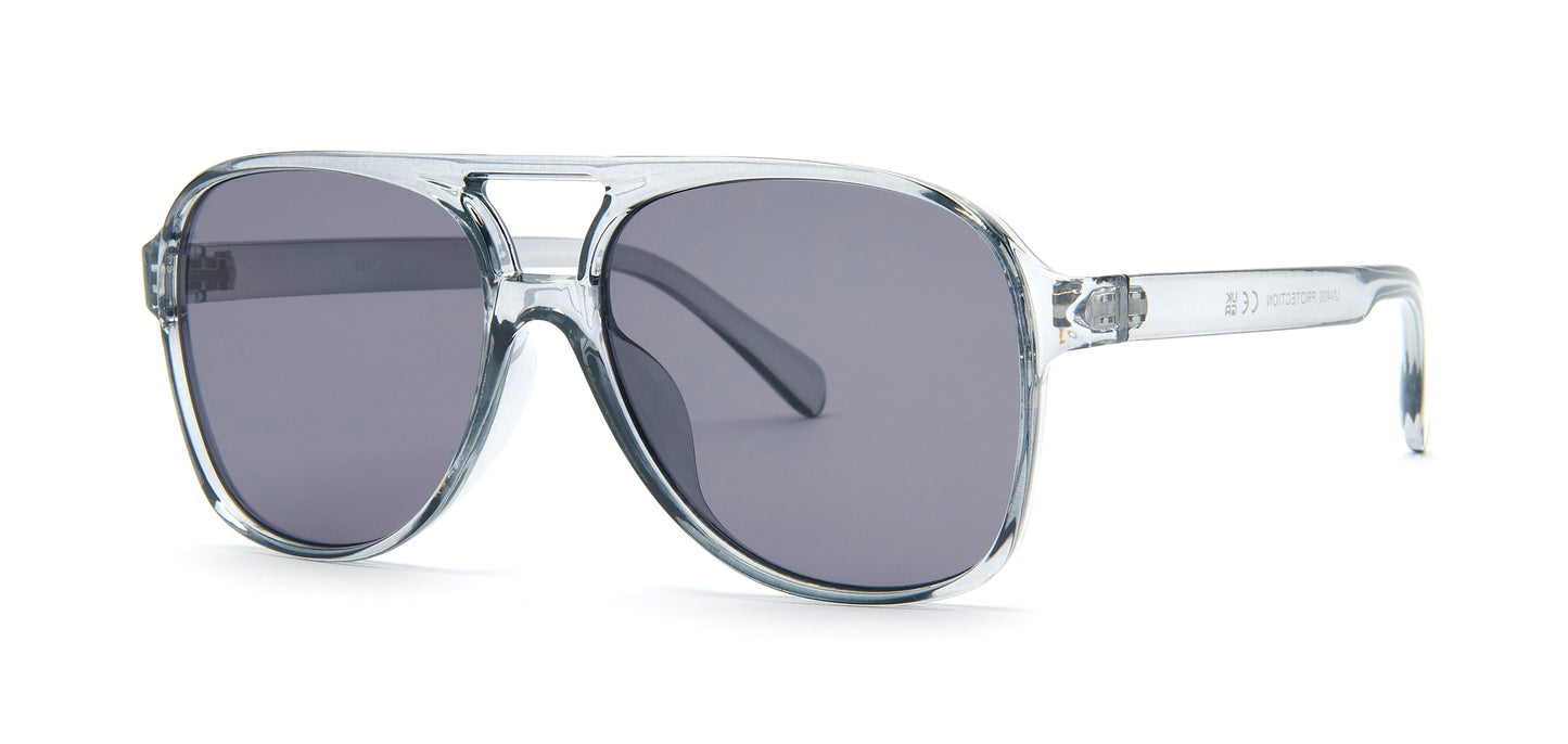 8957 - Plastic Flat Top Sunglasses