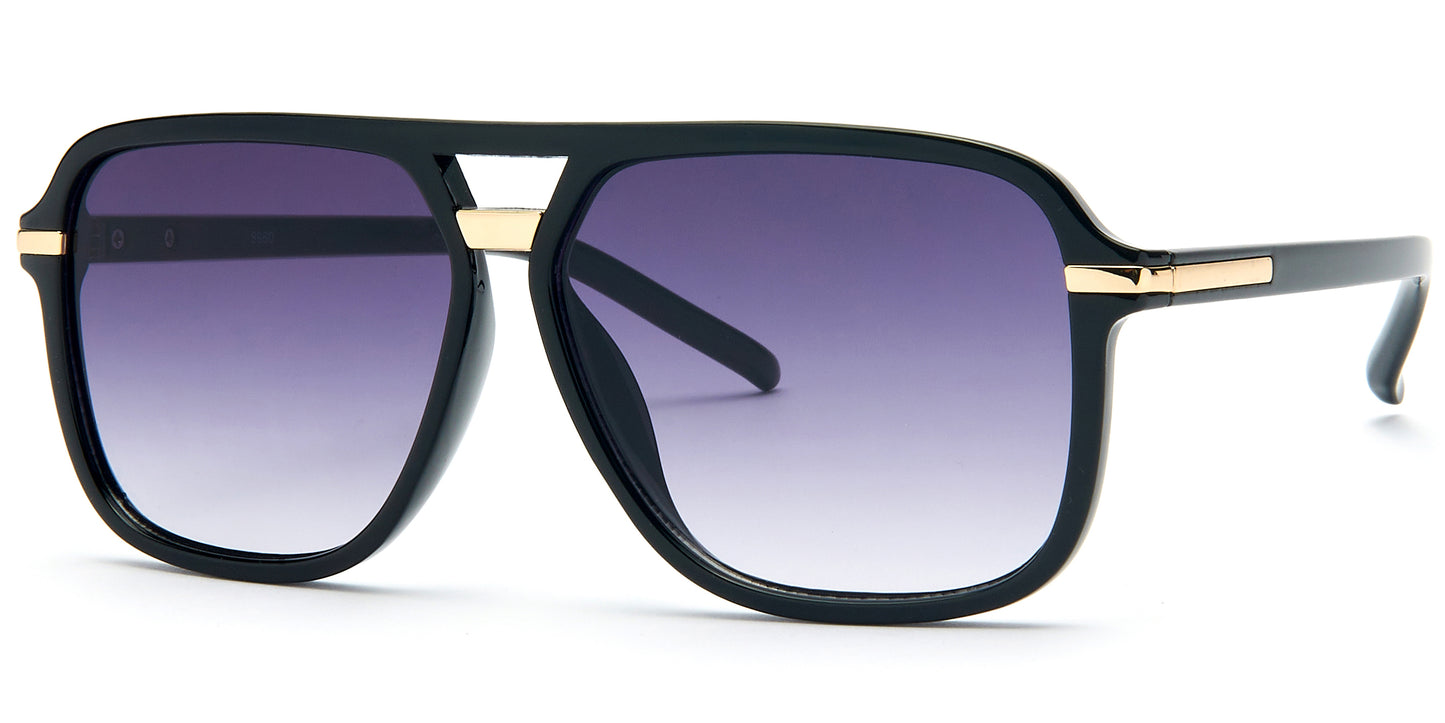 8960 - Fashion Plastic Flat Top Sunglasses