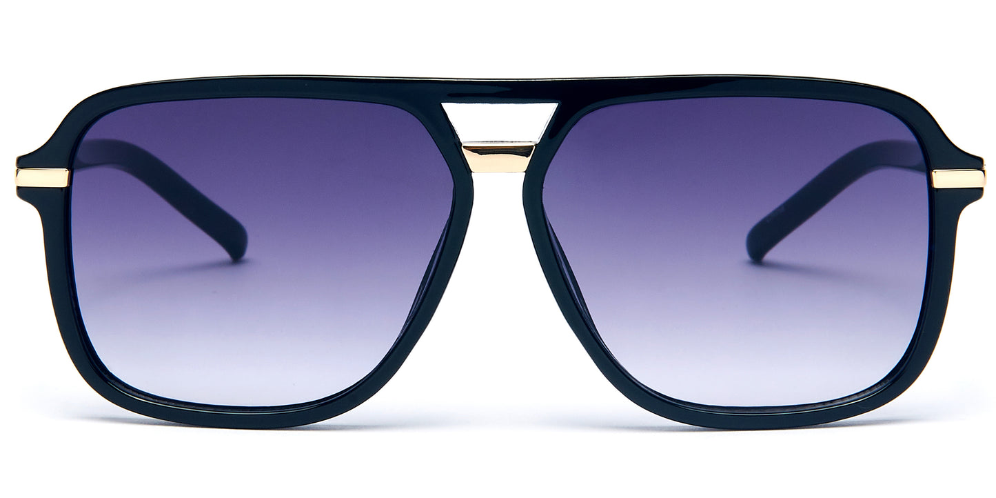 8960 - Fashion Plastic Flat Top Sunglasses