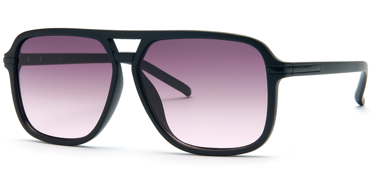 8960 - Fashion Plastic Flat Top Sunglasses