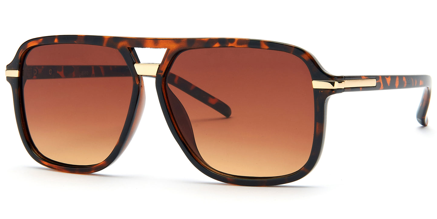 8960 - Fashion Plastic Flat Top Sunglasses