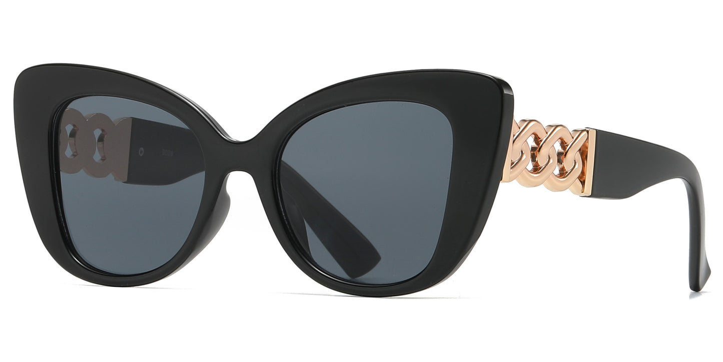 9009 - Fashion Plastic Cat Eye Sunglasses