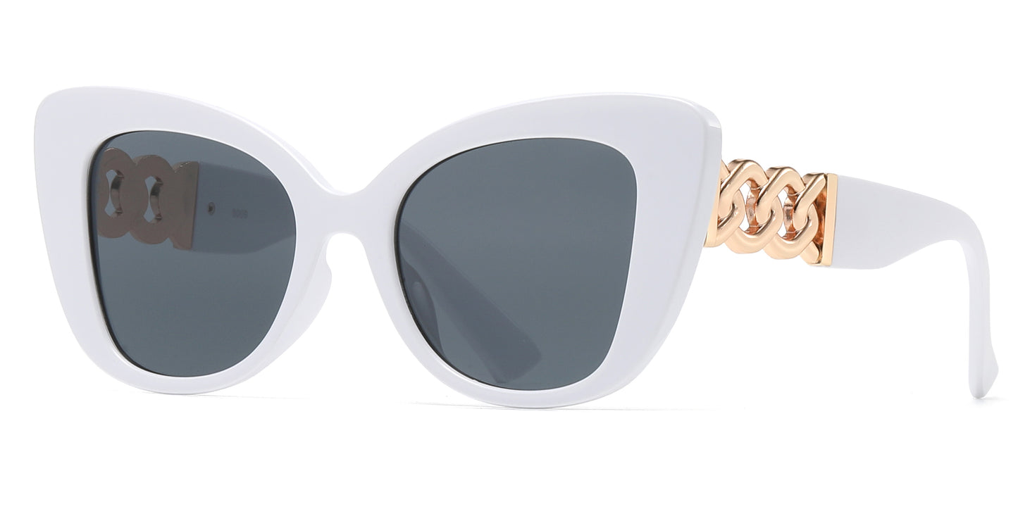 9009 - Fashion Plastic Cat Eye Sunglasses