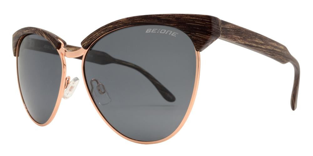 Wholesale - PL Anabel - Polarized Classic Horn Rimmed Half Frame Plastic Sunglasses - Dynasol Eyewear