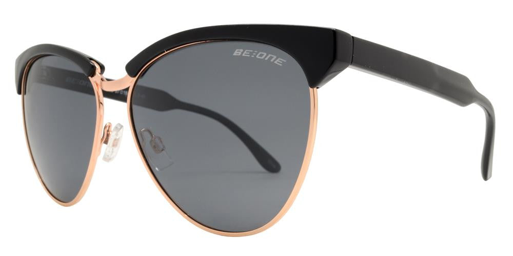 Wholesale - PL Anabel - Polarized Classic Horn Rimmed Half Frame Plastic Sunglasses - Dynasol Eyewear