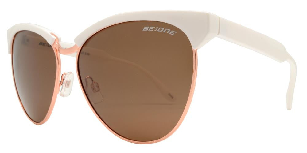 Wholesale - PL Anabel - Polarized Classic Horn Rimmed Half Frame Plastic Sunglasses - Dynasol Eyewear