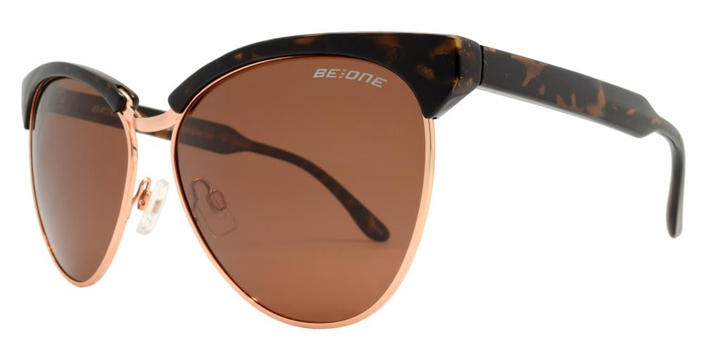 Wholesale - PL Anabel - Polarized Classic Horn Rimmed Half Frame Plastic Sunglasses - Dynasol Eyewear