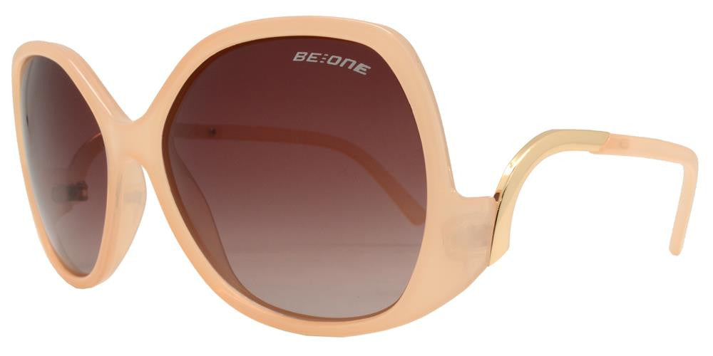 Wholesale - PL Beverly - Polarized Women Butterfly Frame with Curved Temple Plastic Sunglasses - Dynasol Eyewear