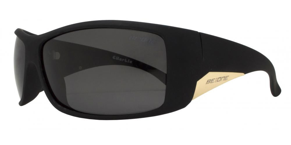 Wholesale - PL Charlie - Polarized Men Classic Sport Wrap Around Plastic Sunglasses - Dynasol Eyewear
