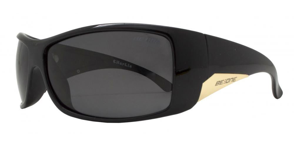 Wholesale - PL Charlie - Polarized Men Classic Sport Wrap Around Plastic Sunglasses - Dynasol Eyewear