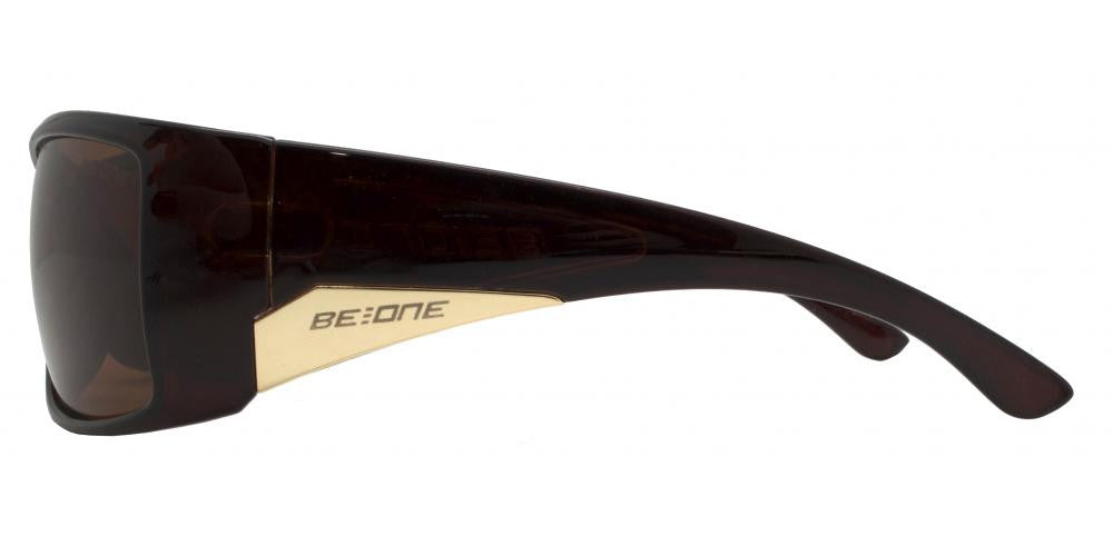 Wholesale - PL Charlie - Polarized Men Classic Sport Wrap Around Plastic Sunglasses - Dynasol Eyewear