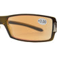 Wholesale - CRS 1211 +300 - Rectangular Plastic Computer Tinted Reading Glasses - Dynasol Eyewear