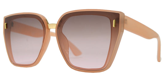 8787 - Plastic Sunglasses with Flat Lens