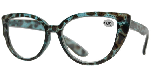 RS 1209 - Cat Eye Reading Glasses with Spring Hinge