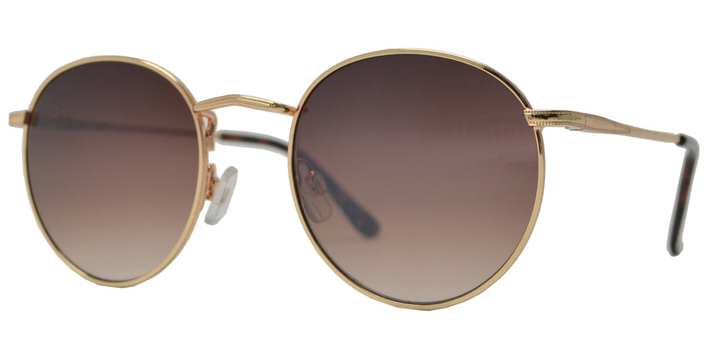 FC 6515 - Classic Round Metal Sunglasses