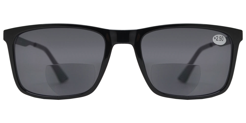 RS 8834 BF - Bifocal Reading Sunglasses For Big Head Large Men TR 90 Frame