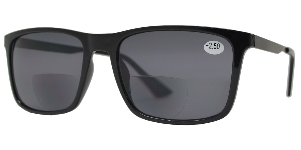 RS 8834 BF - Bifocal Reading Sunglasses For Big Head Large Men TR 90 Frame