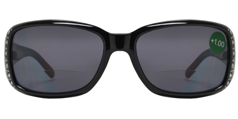 RS 1216 BF - Bifocal Reading Sunglasses Reader with Rhinestone