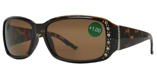 RS 1216 BF - Bifocal Reading Sunglasses Reader with Rhinestone