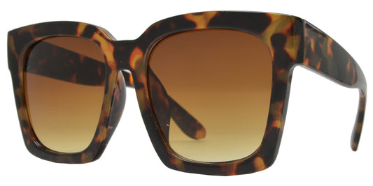8888 - Fashion Square Oversized Plastic Sunglasses