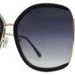 Wholesale - 8819 - Women's Oversize Fashion Butterfly Metal Sunglasses - Dynasol Eyewear
