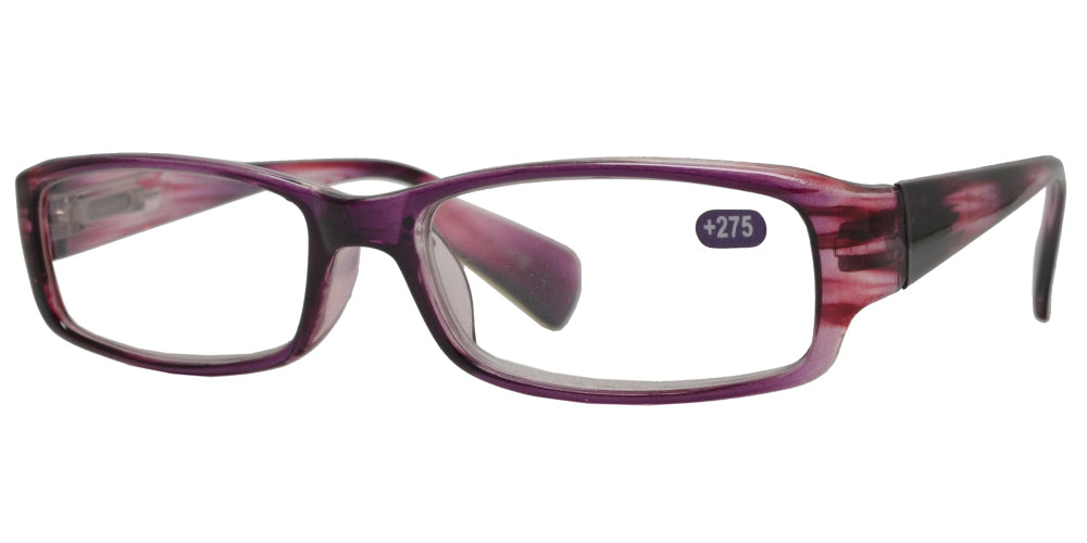 RS 1047 - Plastic Rectangular Reading Glasses