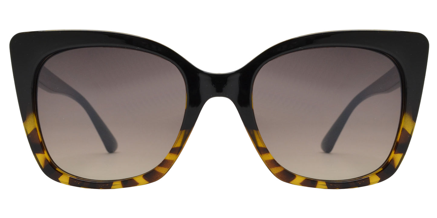 FC 6517 - Fashion Boxed Plastic Cat Eye Sunglasses
