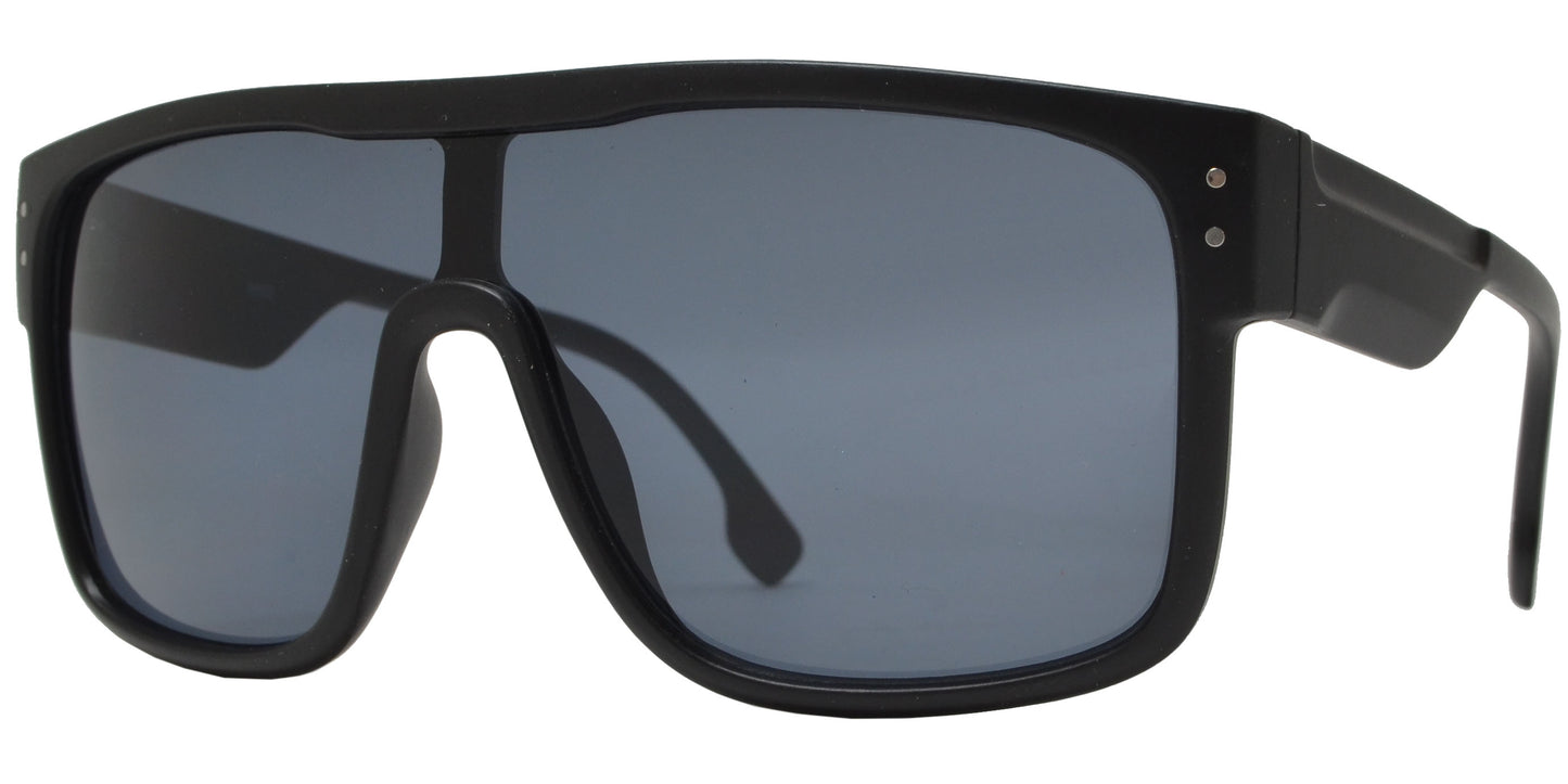 8892 - One Piece Square Sports Sunglasses