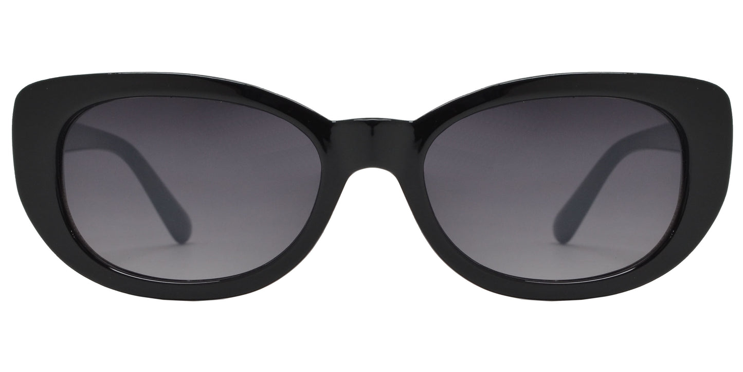 FC 6521 - Small Rectangular Cat Eye Sunglasses