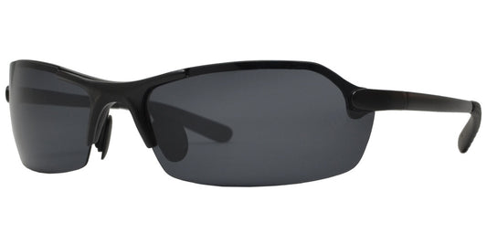 XD PL 52-3 - Polarized Aluminum-Magnesium Alloy Full Frame Rectangular Rimless Sunglasses