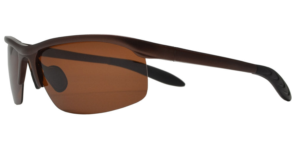 XD PL 048 - Polarized Aluminum-Magnesium Alloy Full Frame Sports Sunglasses for Men
