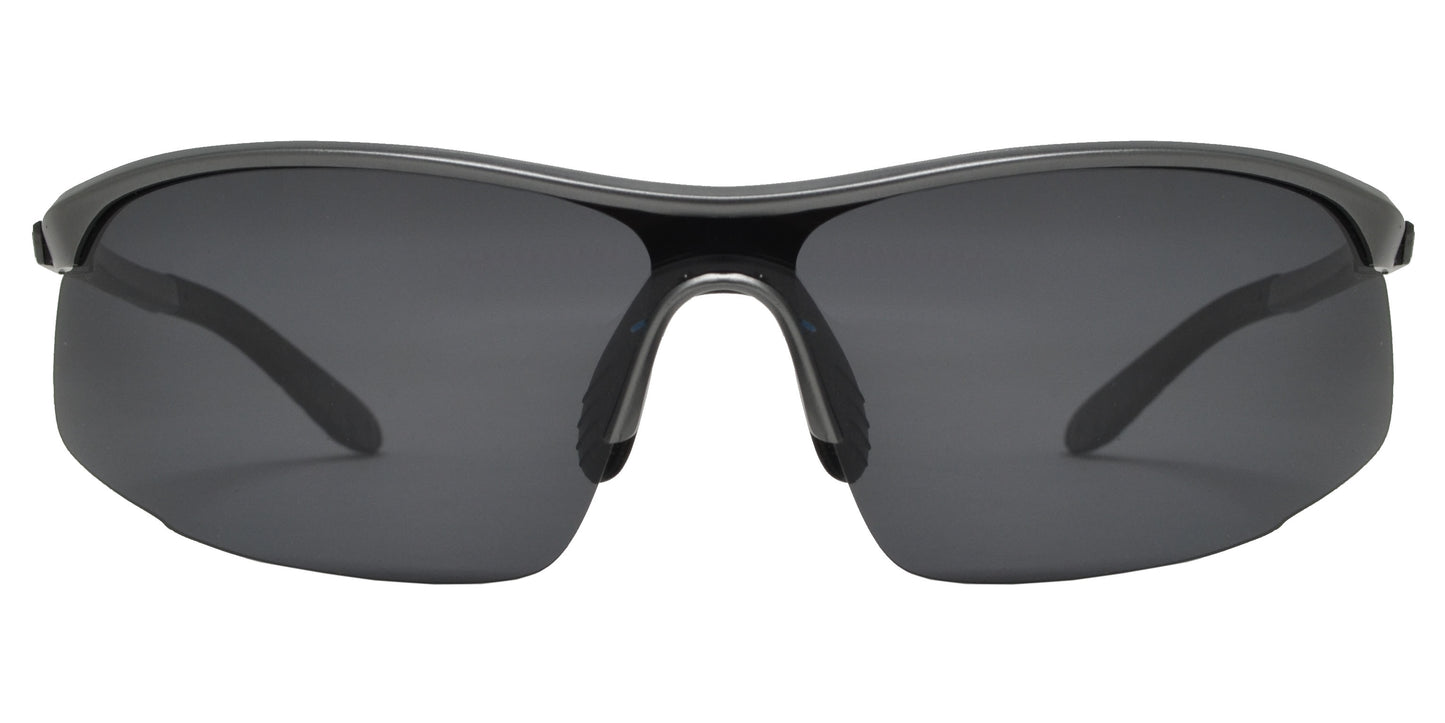 XD PL 300 - Polarized Aluminum-Magnesium Alloy Full Frame Semi Rimless Sunglasses