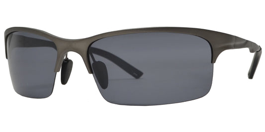 XD PL 175 - Polarized Aluminum-Magnesium Alloy Full Frame Semi Rimless Sunglasses