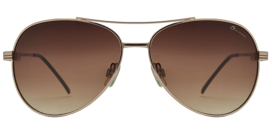 OX 2855 - Classic Aviator with Brow Bar Metal Sunglasses