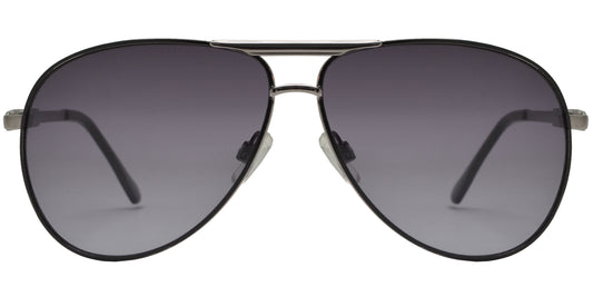 OX 2864 - Classic Aviator with Brow Bar Metal Sunglasses