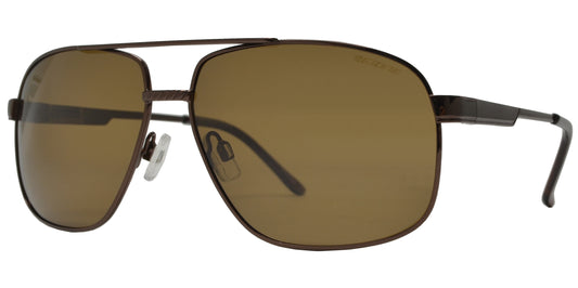 PL 3924 - 1.1 MM Polarized Square Aviator Metal Sunglasses