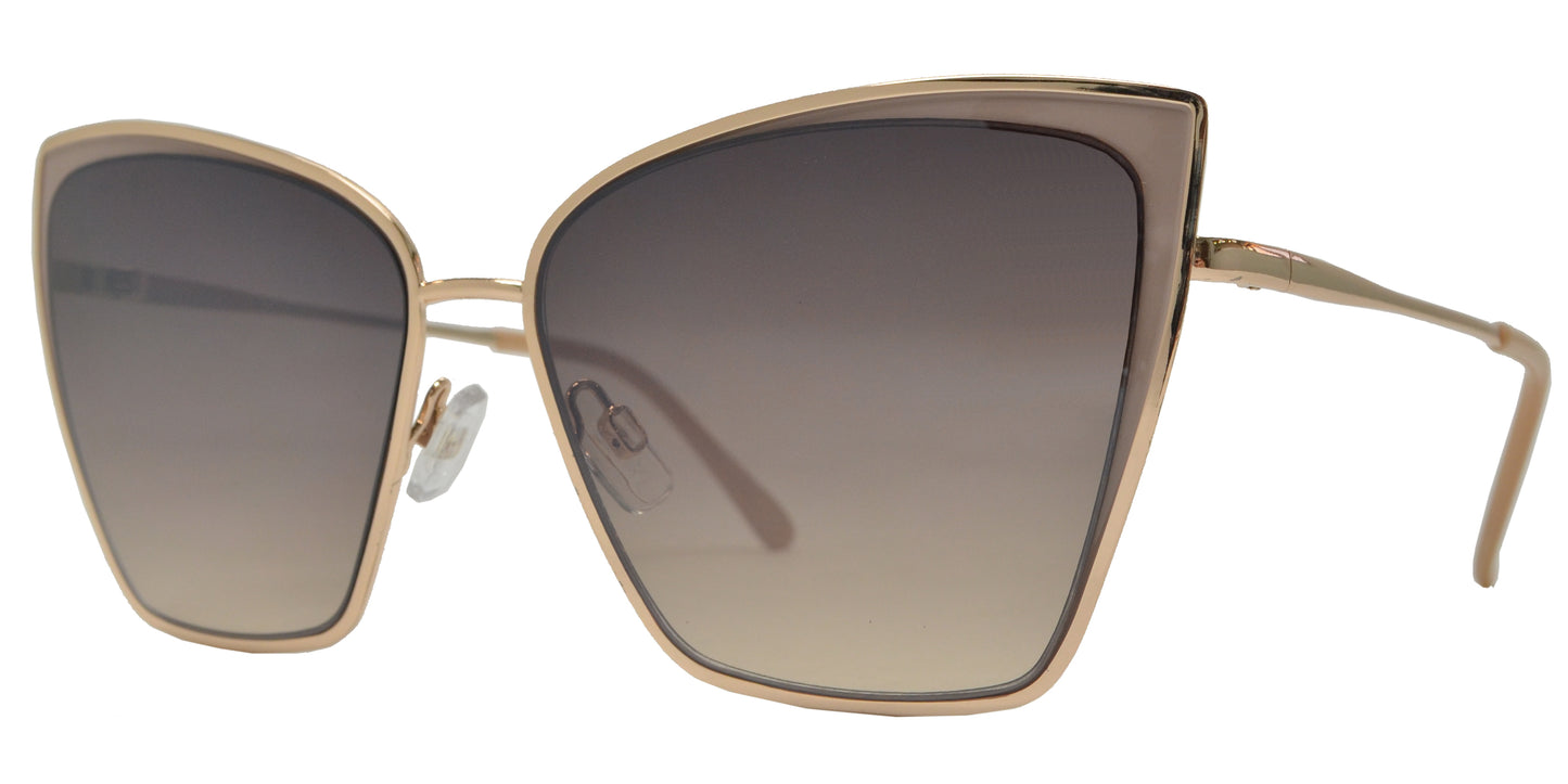 FC 6525 - Classic Cat Eye Women Metal Sunglasses